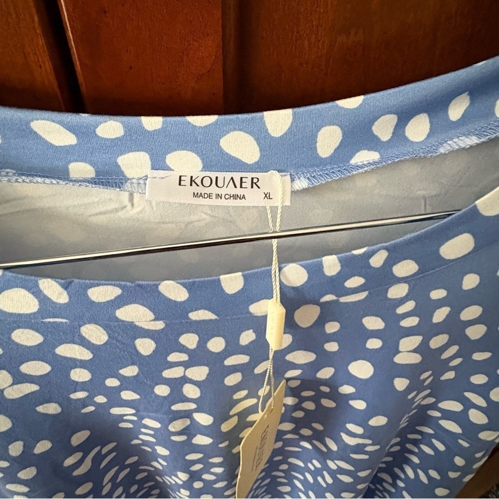 Blue and White Patterned pajamas‎ - Picture 3 of 7
